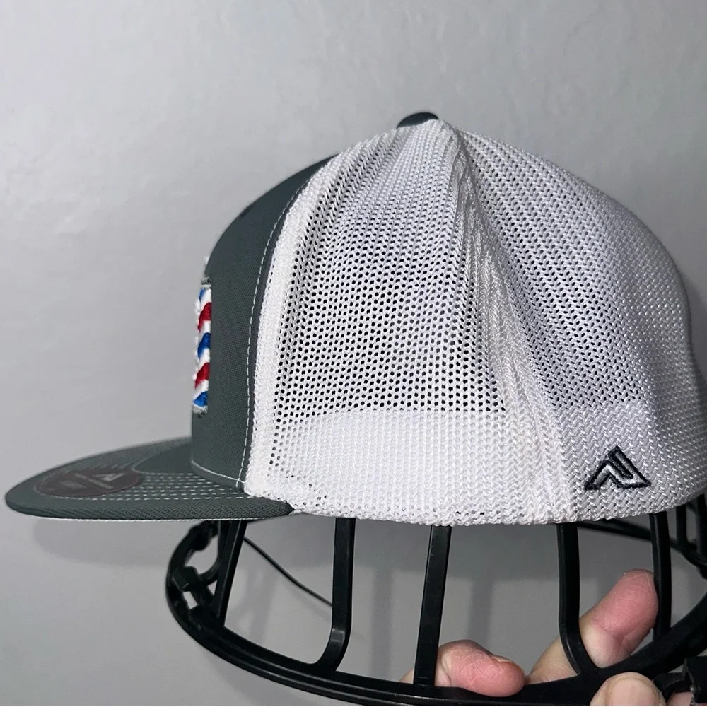 Pacific Headwear West Coast Cap Hat Size L-XL 7 3/8 - 8 Barber Hair Cuts Flexfit